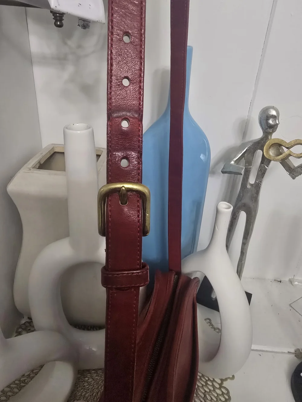 Vintage Coach Camera Bag Red NYC